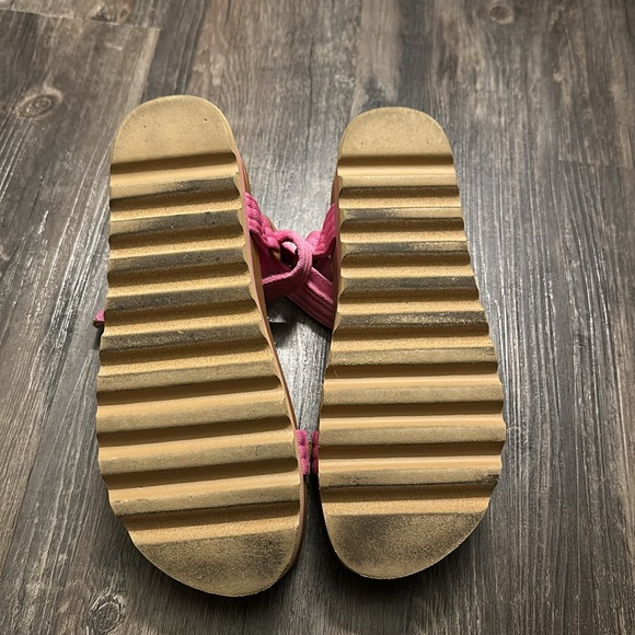 REEF Cushion Hi Platform Sandals in Malibu pink Size US 8 - Picture 5 of 5